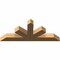 Ekena Millwork Saratoga Timber Gable Bracket, Western Red Cedar, 60"W x 25"H x 5 1/2"D x 5 1/2"F, 10/12 Pitch GBW060X25X0606SAR00SWR - alternate 3